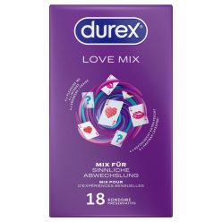 Durex Love Mix - óvszer csomag (18db)