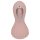 Lonely - akkus, vízálló szívó-nyaló mell vibrátor (pink)
