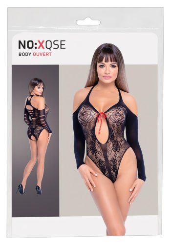 NO:XQSE - masnis body, hosszú ujjal (fekete) - S-L