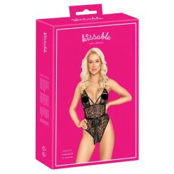 Kissable - csipke body (fekete) - S/M