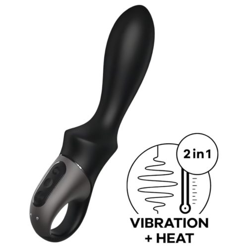 Satisfyer Heat Climax - okos, melegítő anál vibrátor (fekete)