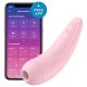 Satisfyer Curvy 2+ - okos léghullámos csiklóizgató (pink)