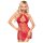 Penthouse Libido Boost - csipkés babydoll és tanga (piros) - M/L