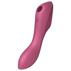   Satisfyer Curvy Trinity 3 - léghullámos 2in1 vibrátor (piros)