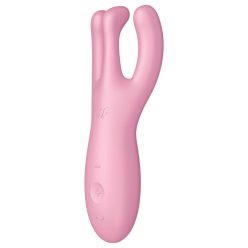 Satisfyer Threesome 4 - okos csikló vibrátor (pink)