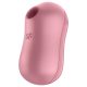 Satisfyer Cotton Candy - léghullámos csikló vibrátor (korall)