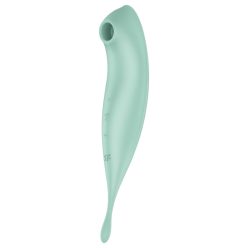 Satisfyer Twirling Pro - okos 2in1 csikló vibrátor (menta)
