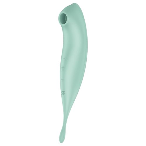 Satisfyer Twirling Pro - okos 2in1 csikló vibrátor (menta)
