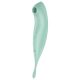 Satisfyer Twirling Pro - okos 2in1 csikló vibrátor (menta)
