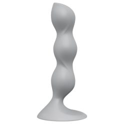   Satisfyer Triple Ball-R - gyöngyös análvibrátor (szürke)