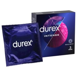 Durex Intense - bordázott és pontozott óvszer (3db)