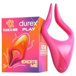 Durex Tease & Ride - Intim pont vibrátor (pink)