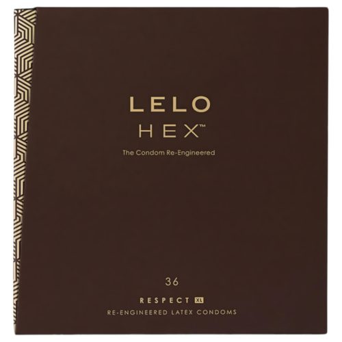 LELO Hex Respect XL - luxus óvszer (36db)