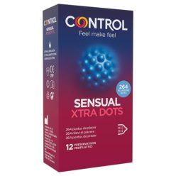 Control - extra pontozott óvszer (12db)