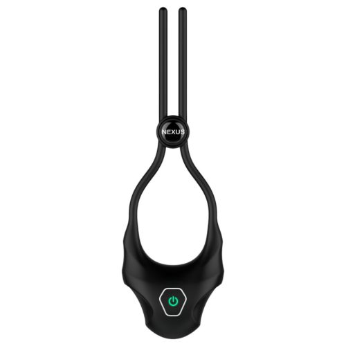 Nexus Forge - állítható vibrációs péniszgyűrű (fekete)